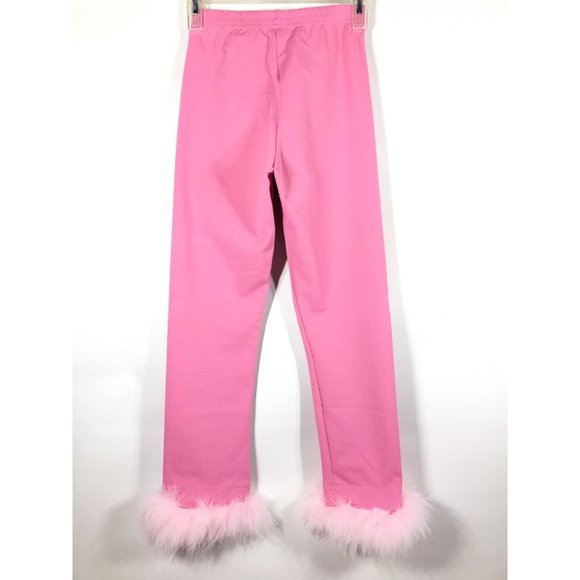 Sleeper Womens Weekend Chic Set Feather Top With Leggings XL 10-14 Pink - Picture 4 of 15